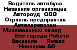 Водитель автобуса › Название организации ­ Автороуд, ООО › Отрасль предприятия ­ Автоперевозки › Минимальный оклад ­ 50 000 - Все города Работа » Вакансии   . Ямало-Ненецкий АО